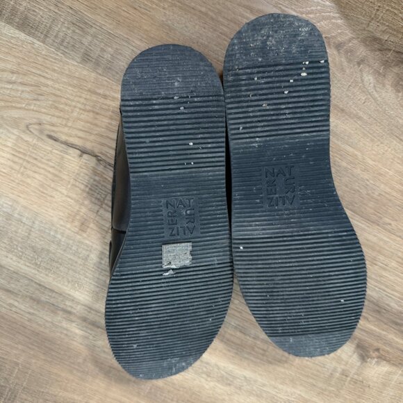 Naturalizer Zoren Loafers Black Vegan Patent Leather Minimalist Simple 6 - Picture 11 of 11